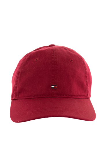 Casquettes tommy jeans flag soft 6 panel xjs rouge