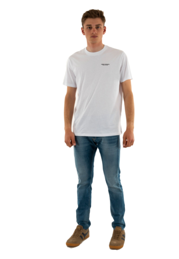Tee shirt armani exchange 8nzt91 1100 white