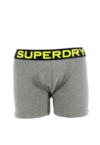 Calecons et slips superdry boxer triple pack 4hk noos grey marl
