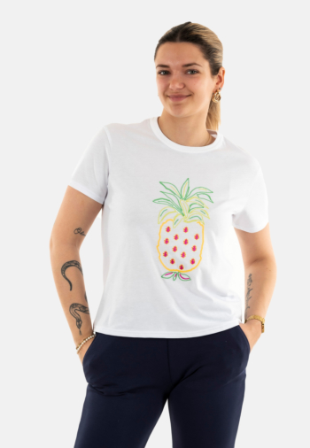 Tee shirt banana moon naranjo mfr10 blanc