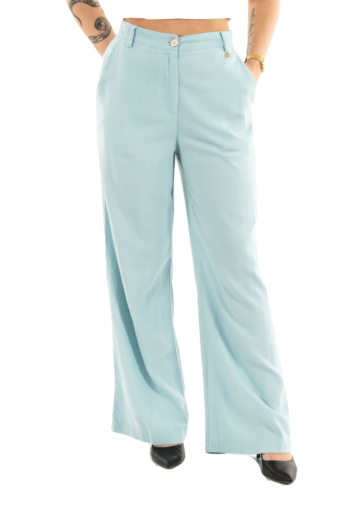 Pantalons yes zee p347 v600 0718 azzurro marino