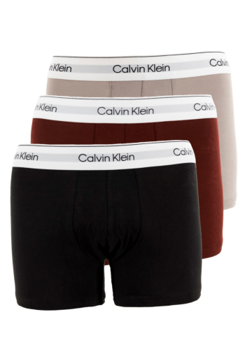Calecons et slips calvin klein jeans trunk 3pk pt1 rusted root, black, rock ridge