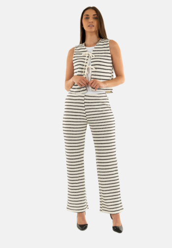 Pantalons only eva cloud dancer black