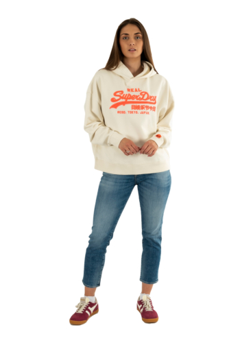 Sweat superdry vl neon relaxed 22c cream