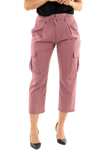 Pantalons yes zee p392 j200 0437 rosa antico scuro