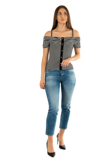 Tee shirt morgan 241-dropez ivoire