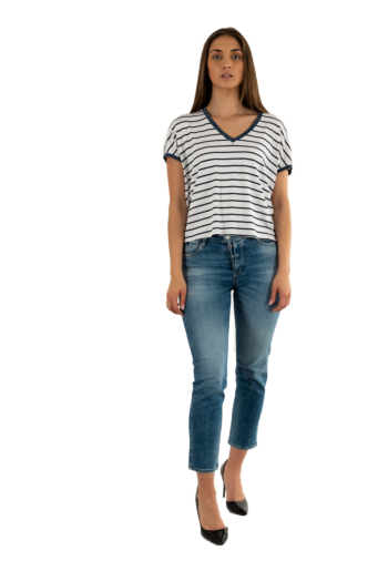 Tee shirt please t0jy 21360 bianco/blue