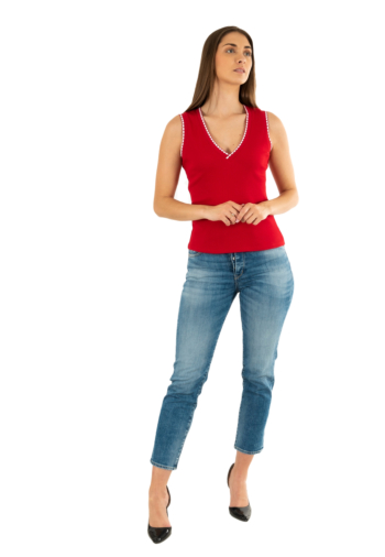 Debardeurs morgan 251-dalba rouge