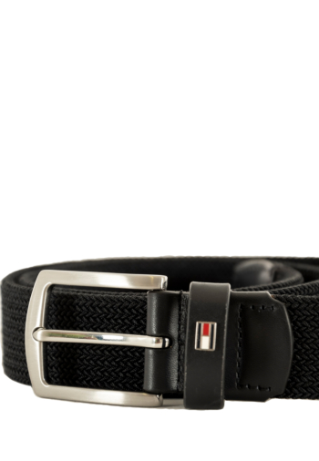 Ceinture tommy jeans denton elastic 3.5 bds black