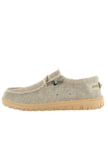 Chaussures bateau jeep samoa wallabee knit 055 grey