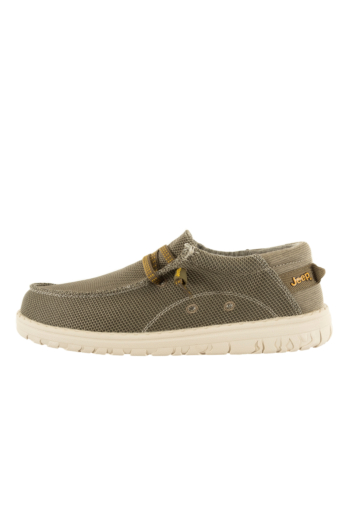 Chaussures bateau jeep samoa wallabee knit 105 sage