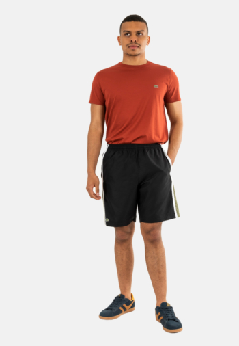 Shorts bermudas lacoste gh314t dit noir/kaki-blanc