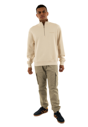 Sweat tommy jeans rlx waffle scrip ach desert sand dune