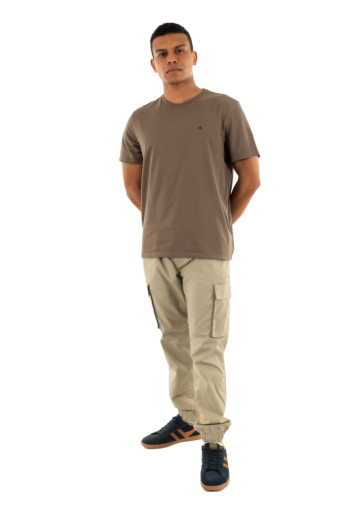 Tee shirt calvin klein jeans smooth cttn solid pdk morel