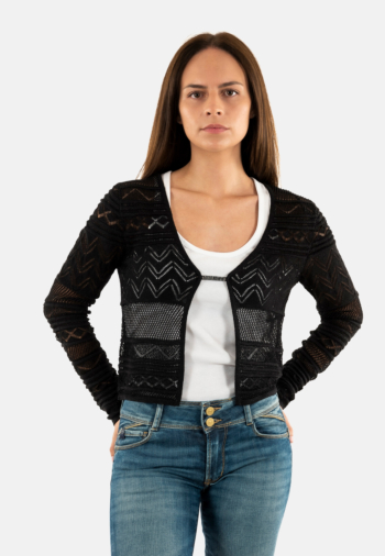 Gilets cardigans guess jeans w5gr15 jblk jet black a996