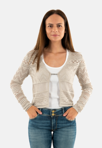 Gilets cardigans guess jeans w5gr15 f97h silver lurex