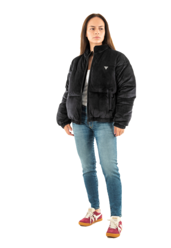 Blousons et vestes guess jeans couture jblk jet black a996