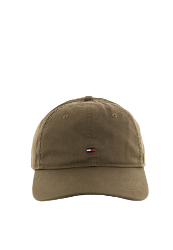 Casquettes tommy jeans flag soft 6 panel rbn army green