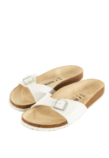 Sandales - nu-pieds birkenstock madrid bf narrow 00073 -  white