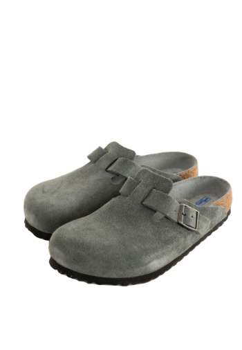 Sandales - nu-pieds birkenstock boston sfb leve regular basalt gray tonal fb
