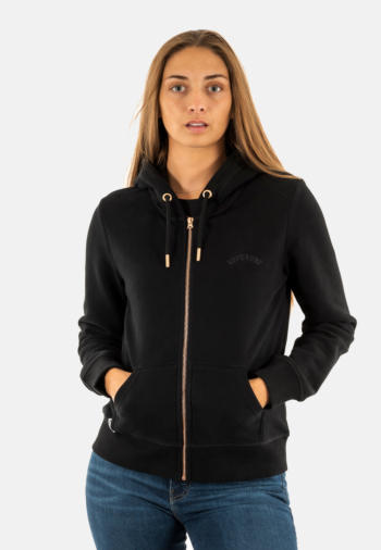 Sweat superdry essential logo 02a black