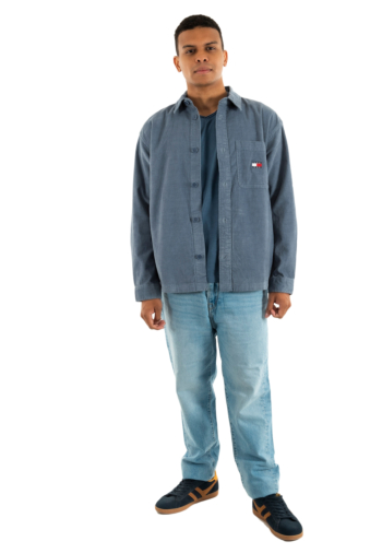 Chemise tommy jeans brick cord overs po6 blue moment