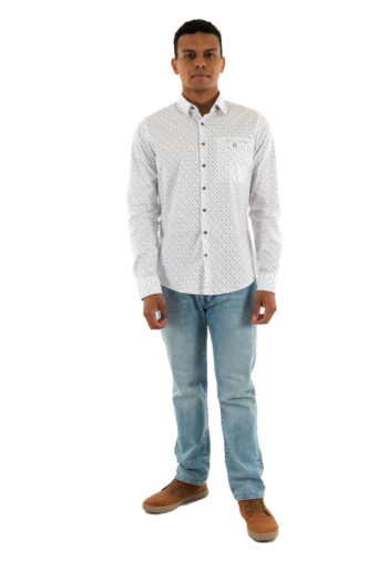 Chemise Benson & Cherry lamonte blanc-choco