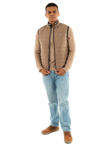 Gilets ss manche Benson & Cherry stallone beige