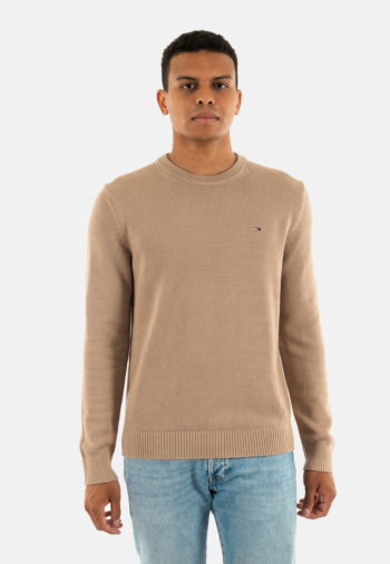Sweat tommy jeans slim ess afe coastal taupe