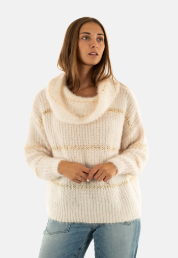 Pull hiver molly bracken la1809dh ecru
