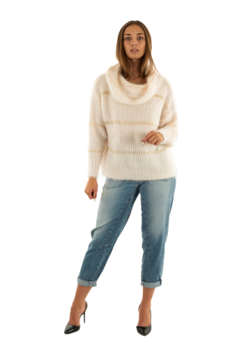 Pull hiver molly bracken la1809dh ecru