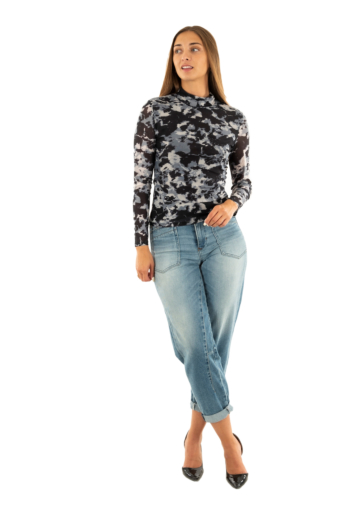 Tee shirt manches longues freeman t. porter thylane abstract pes95 0 original