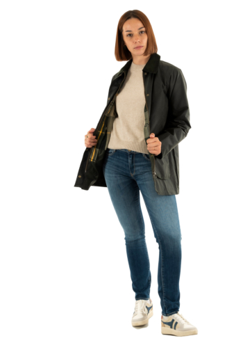 Blousons et vestes barbour tain wax sg51 sage/ancient