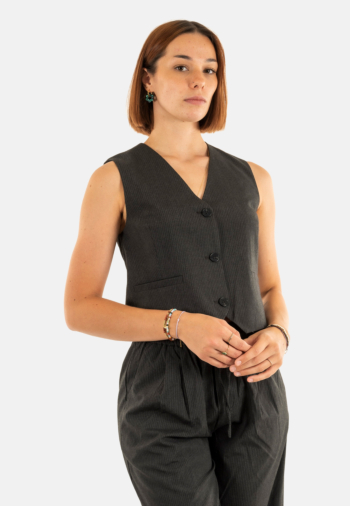 Gilets sans manche grace & mila sister anthracite