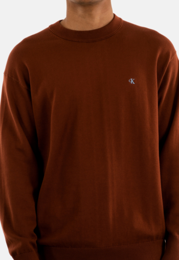 Sweat calvin klein jeans crewnk xwi cherry mahogany