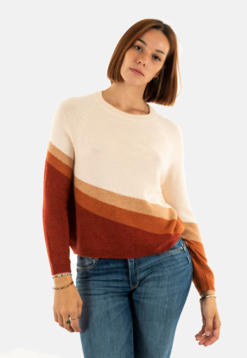 Pull leger grace & mila sarandon vanille