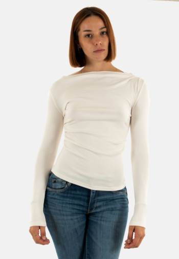 Tee shirt manches longues grace & mila sioux ivoire