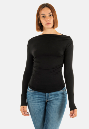 Tee shirt manches longues grace & mila sioux noir