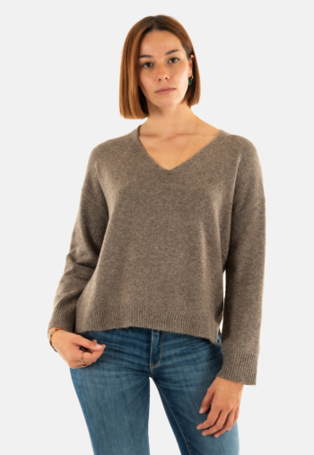 Pull hiver grace & mila salvador taupe