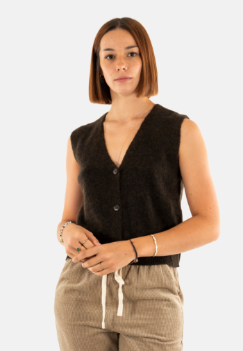 Gilets cardigans grace & mila santa chocolat