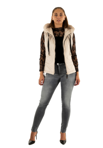 Gilets sans manche salsa puffer vest 120 medium beige