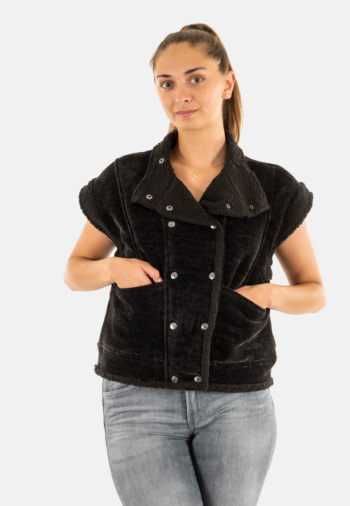 Gilets sans manche Le Temps Des Cerises fuji 0001 black
