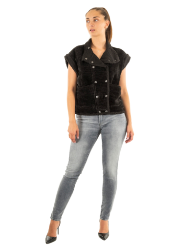 Gilets sans manche Le Temps Des Cerises fuji 0001 black