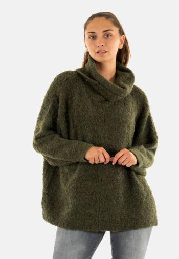 Pull hiver Le Temps Des Cerises roy 9232 olive night