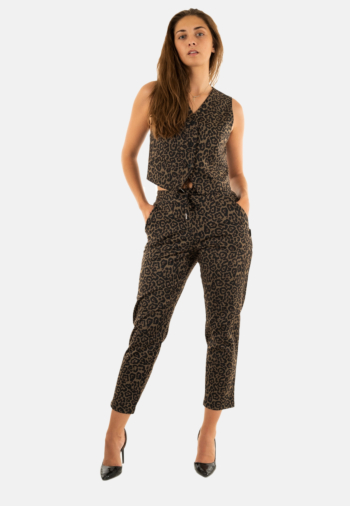 Pantalons Le Temps Des Cerises leopa 8444 leo