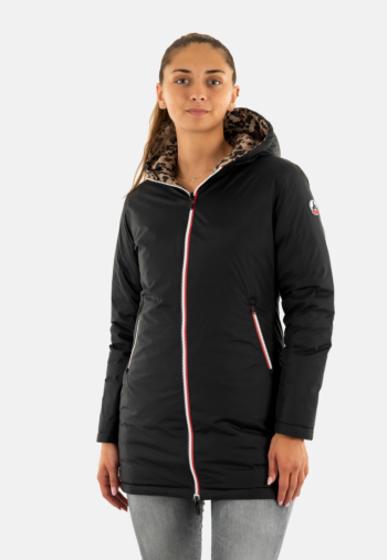 Blousons et vestes jott verone print b0j black / beige leopard