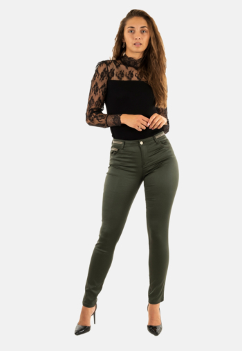 Pantalons morgan palona vert foncé