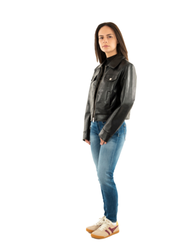 Blousons et vestes morgan 252-gnola noir