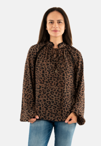 Tee shirt manches longues guess jeans new josette p1uk savage night print