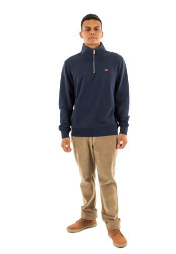 Sweat levi's® original hm 1/4 zip 0005 navy blazer